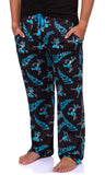 Pokemon Men's Lucario #0448 Fighting Poses Pajama Lounge Pants