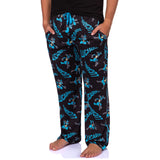 Pokemon Men's Lucario #0448 Fighting Poses Pajama Lounge Pants