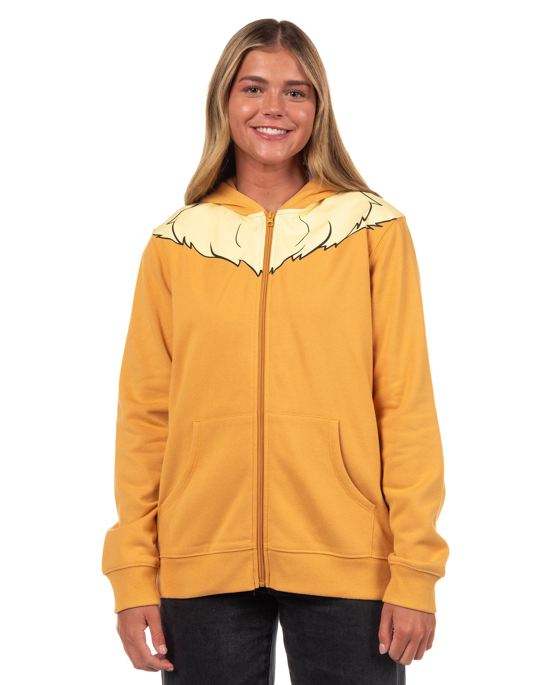 Pokemon Hoodie Women's Character Zip-Up Hooded Costume Sweatshirt