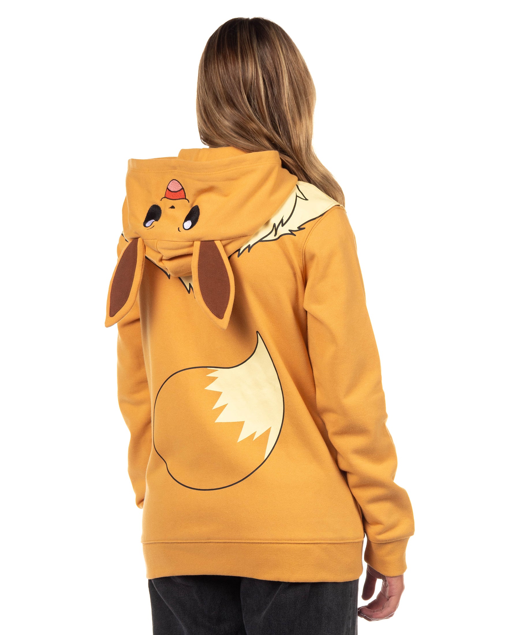 Pokemon Hoodie Women's Character Zip-Up Hooded Costume Sweatshirt