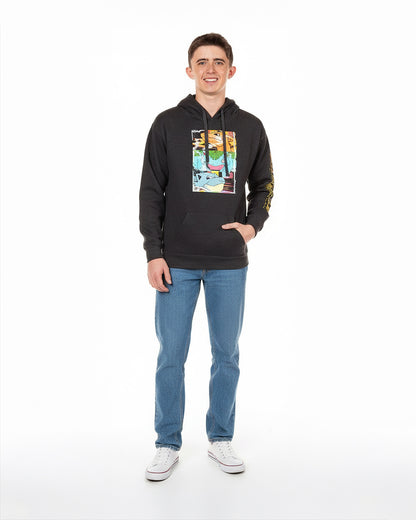 Pokemon Men's Distortion Box Charizard Venusaur Blastoise Pullover Hoodie