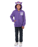 Pokemon Hoodie Kids' Gen 01 Zip-Up 3-D Character Costume Hoodie