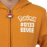 Pokemon Hoodie Kids' Gen 01 Zip-Up 3-D Character Costume Hoodie