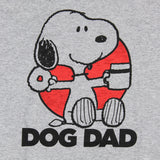Peanuts Men's Snoopy Dog Dad Donut and Coffee Graphic T-Shirt