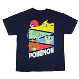 Pokemon Boys Game Characters Graphic Print Kid's Short Sleeve T-Shirt