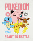 Pokemon Boys Ready to Battle Gen 1 Pokemon Character Kids T-Shirt (14, XL)