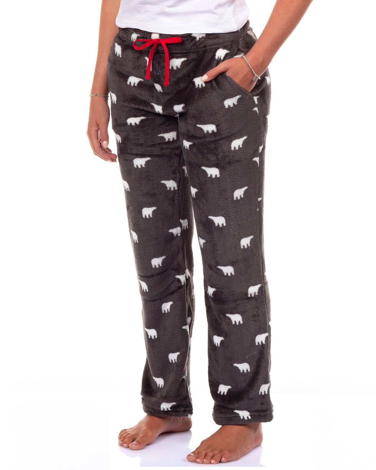 Coca-Cola Plush Lounge Pants Allover Design Adult Sleep Pajamas