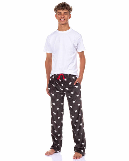 Coca-Cola Plush Lounge Pants Allover Design Adult Sleep Pajamas