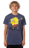 SpongeBob Squarepants Men's Dabbing Pose Short Sleeve Crewneck T-Shirt