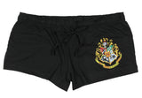 Harry Potter Woman's Junior's Hogwarts Crest Sleep Adult Shorts (XL)