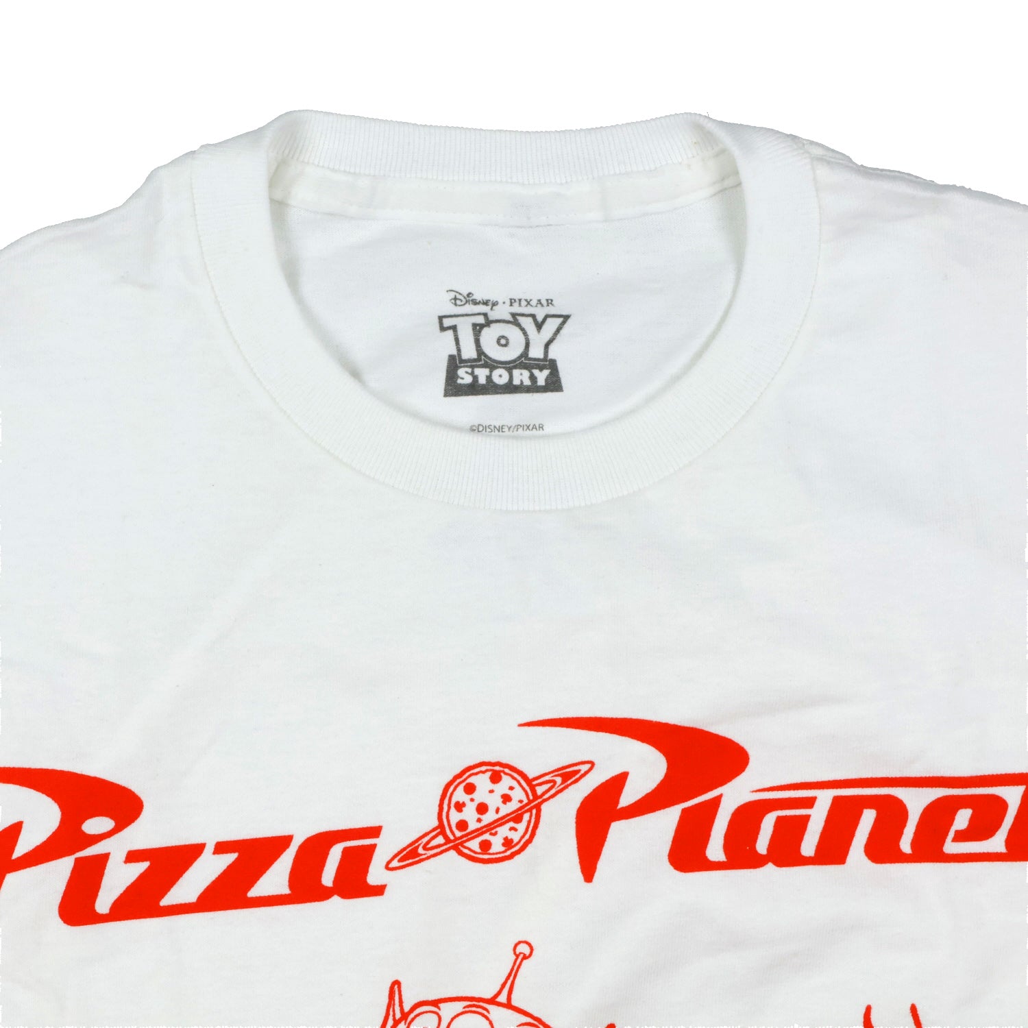 Toy Story T Shirt Men's Pizza Planet Food and Fun Space Port Graphic Tee