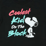Peanuts T-Shirt Snoopy Coolest Kid On The Block Short Sleeve Graphic Tee