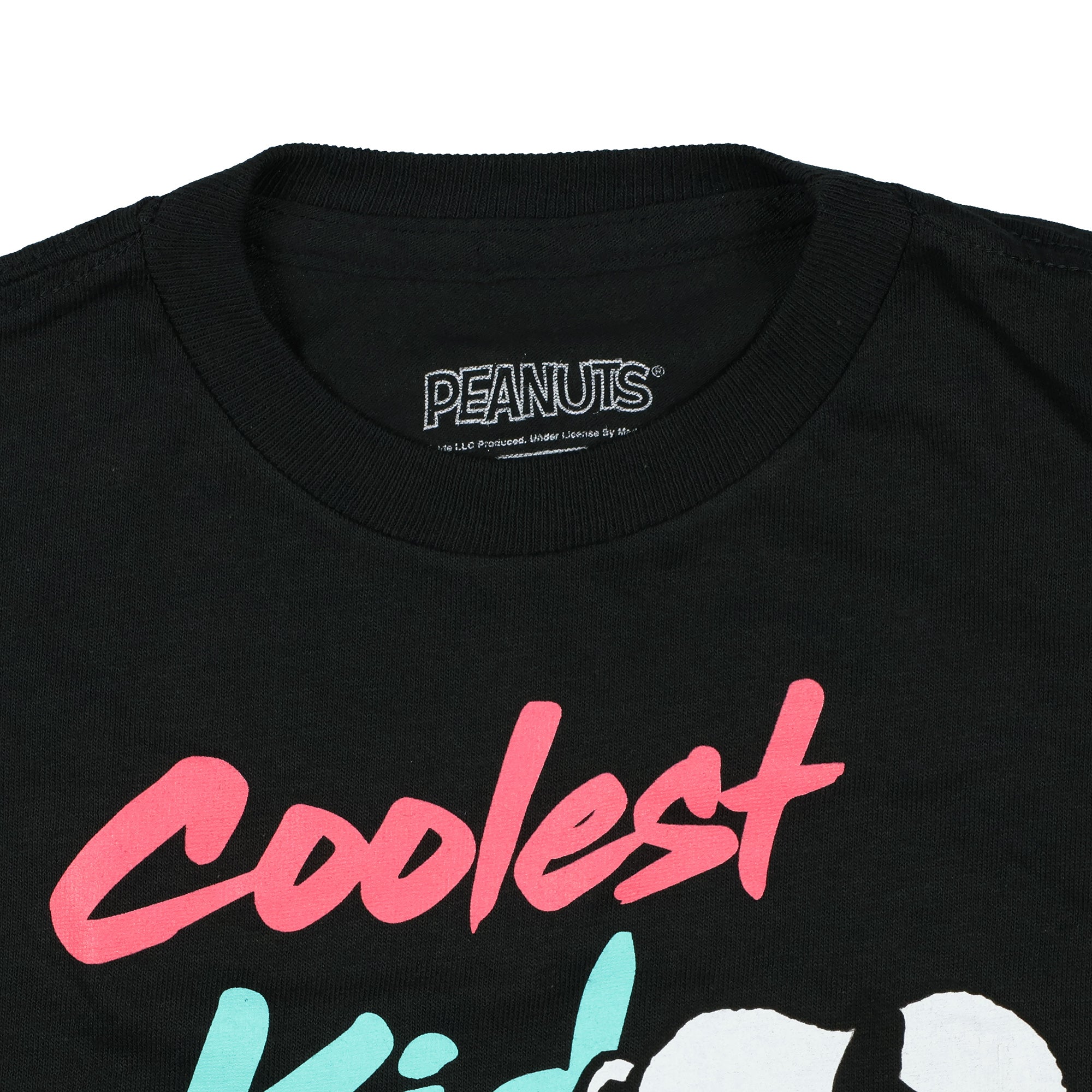 Peanuts T-Shirt Snoopy Coolest Kid On The Block Short Sleeve Graphic Tee