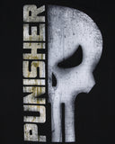 Marvel Comics Men's Punisher Split Face Design Graphic Print T-Shirt