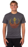 Star Wars Men's Distressed Rebel Alliance Starbird Symbol T-Shirt, Small