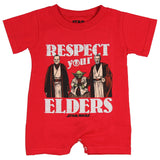 Mad Engine Star Wars Unisex Baby Respect Your Elders Romper Snapsuit (24)
