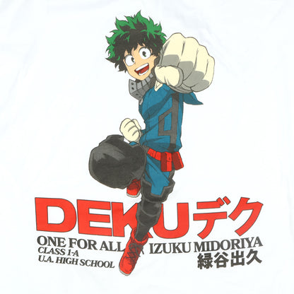 My Hero Academia Shirt Men's Izuku Midoriya Punch Short Sleeve Graphic Tee