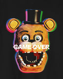 Five Nights At Freddy's FNAF Shirt Men's Game Over Short Sleeve Graphic Tee