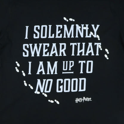 Harry Potter T-Shirt Boys' Solemnly Swear Foot Print Design Tee