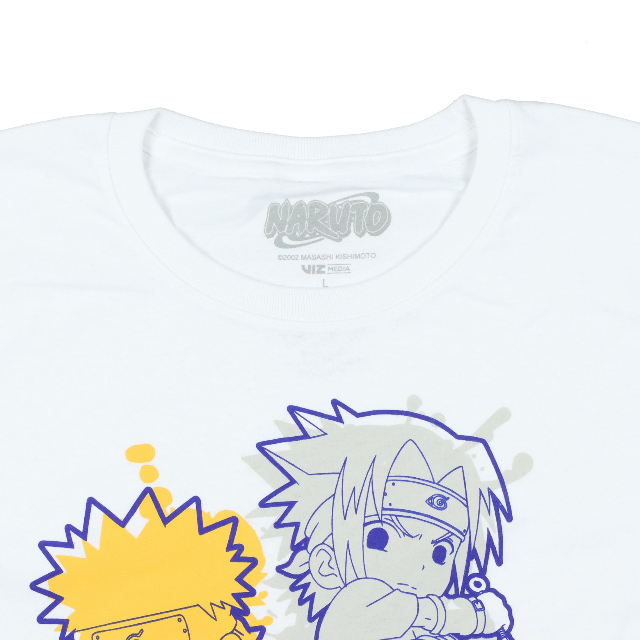Naruto T-Shirt Boys' Character Sketch Design Short Sleeve Top