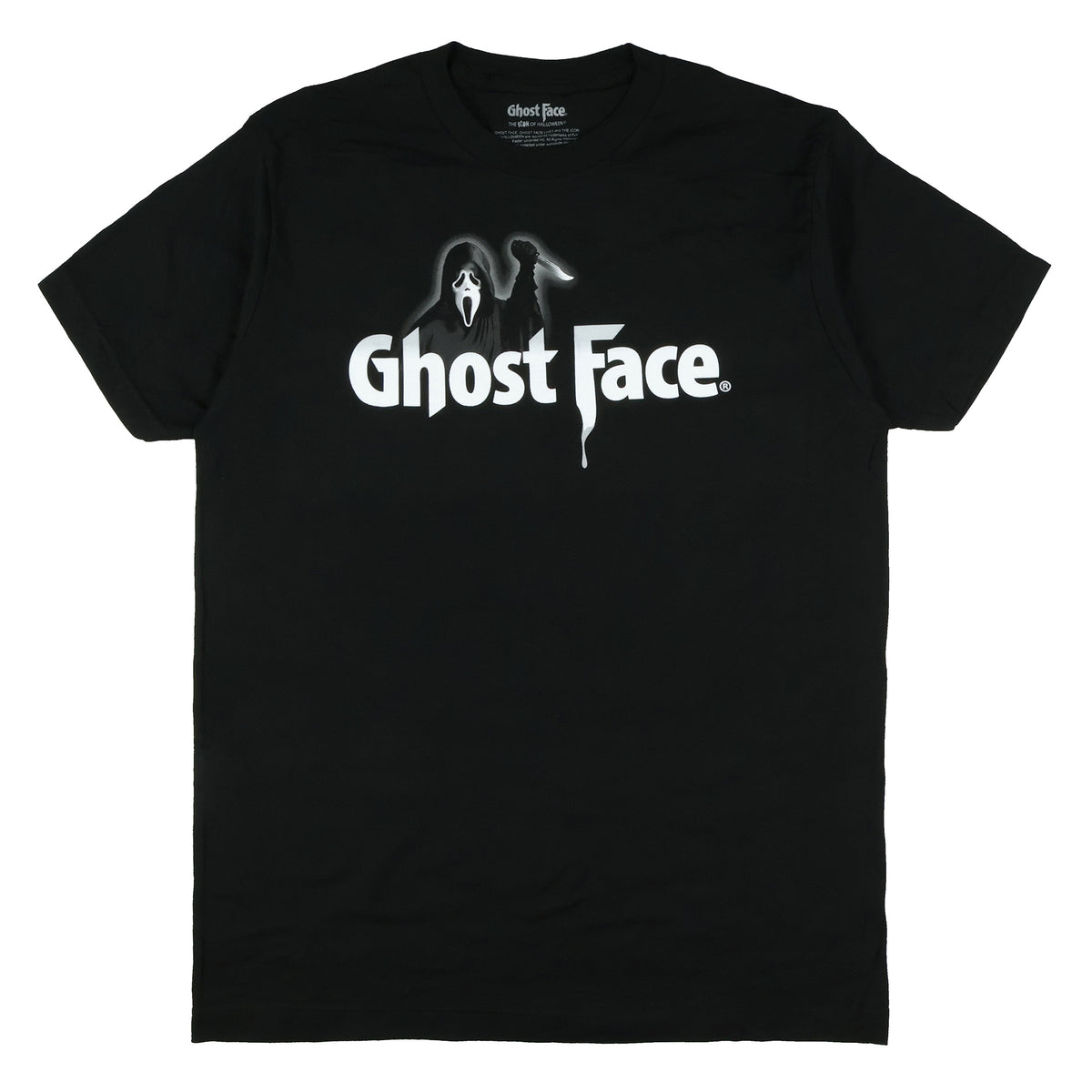 Scream Ghost Face T-Shirt Men's Logo Character Design Short Sleeve Tee