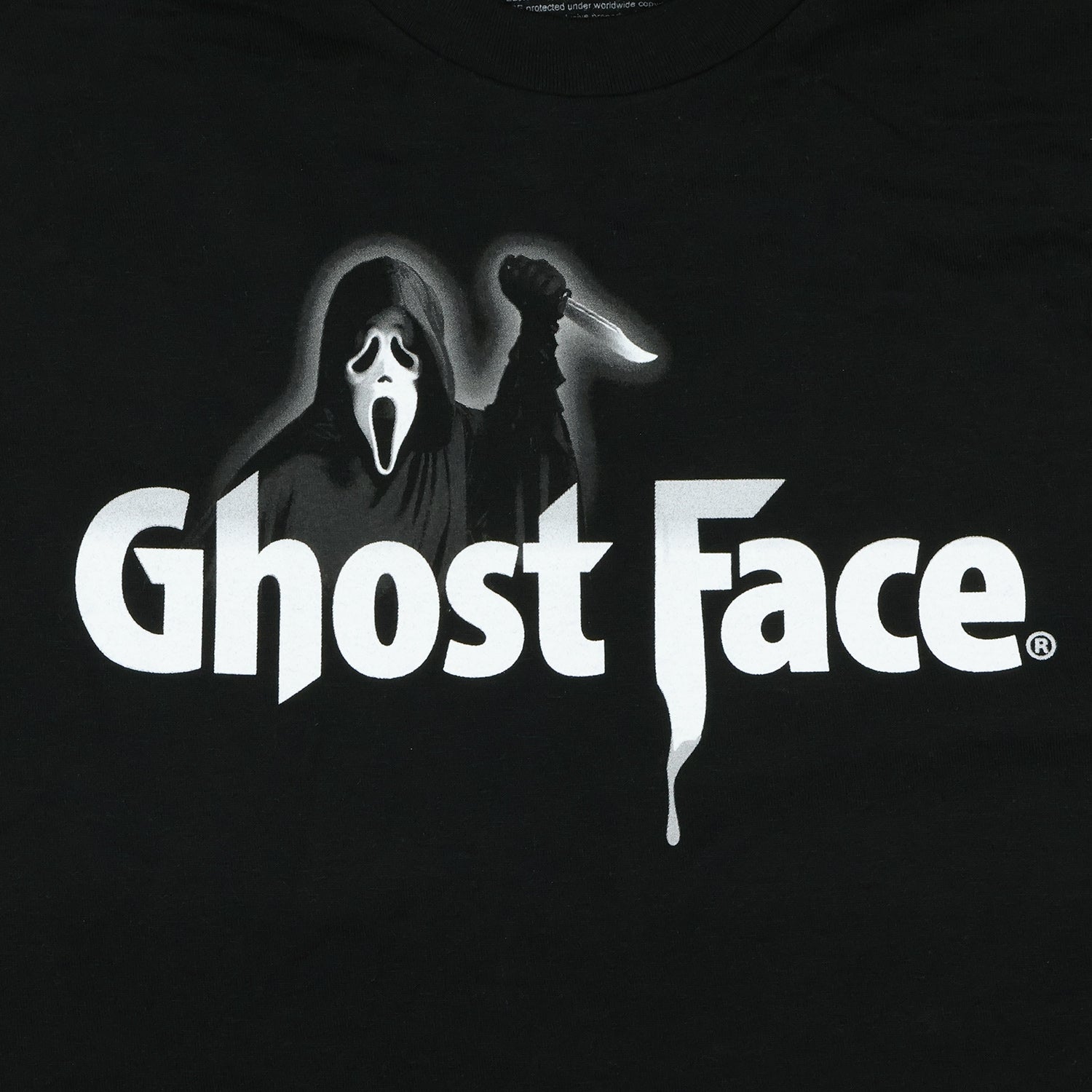 Scream Ghost Face T-Shirt Men's Logo Character Design Short Sleeve Tee