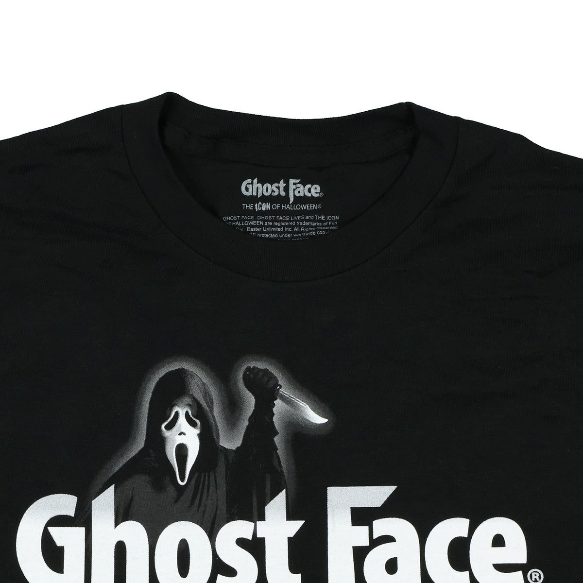Scream Ghost Face T-Shirt Men's Logo Character Design Short Sleeve Tee