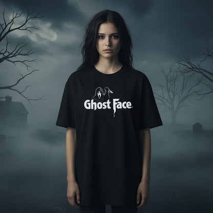 Scream Ghost Face T-Shirt Men's Logo Character Design Short Sleeve Tee