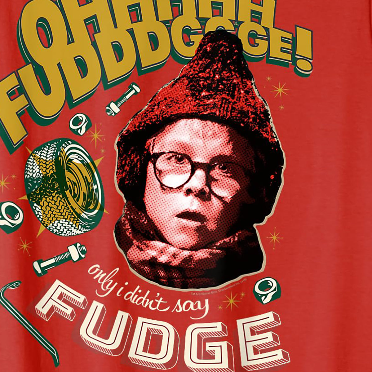 A Christmas Story T-Shirt Men's Ohhhh Fudddge Ralphie Top