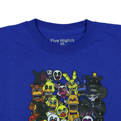 Five Nights at Freddy's Boys' T-Shirt Animatronic Squad Short Sleeve Tee