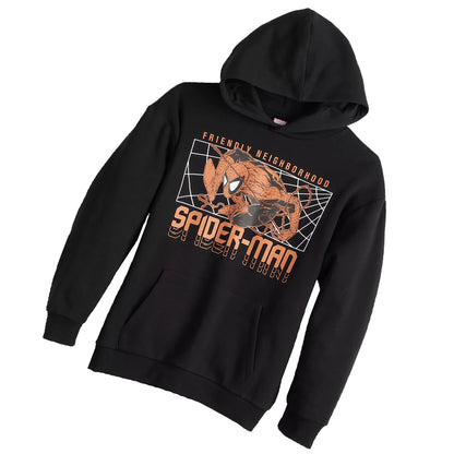 Spider-Man Hoodie Boy's Friendly Neighborhood Spider-Man Hooded Sweatshirt