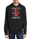 Marvel Deadpool Hoodie Men's Normal People Scare Me Long Sleeve Sweatshirt