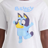 Bluey T-Shirt Women's Character Sketches Design Two-Sided Tee