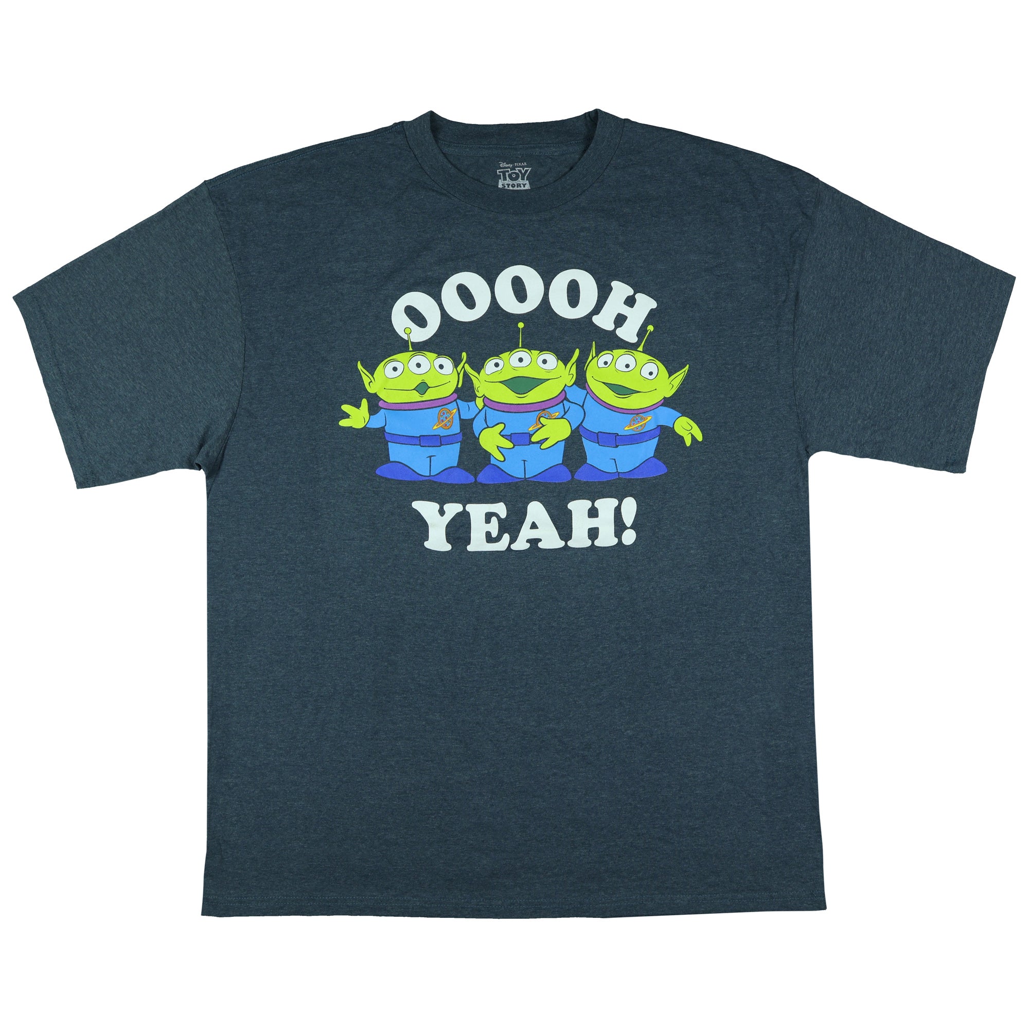 Toy Story T-Shirt Men's Oooh Yeah Green Alien Design Short Sleeve Tee