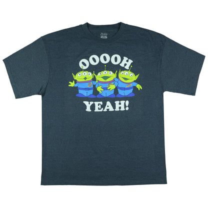 Toy Story T-Shirt Men's Oooh Yeah Green Alien Design Short Sleeve Tee