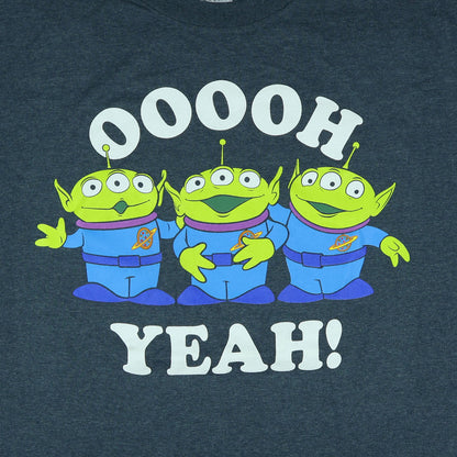 Toy Story T-Shirt Men's Oooh Yeah Green Alien Design Short Sleeve Tee
