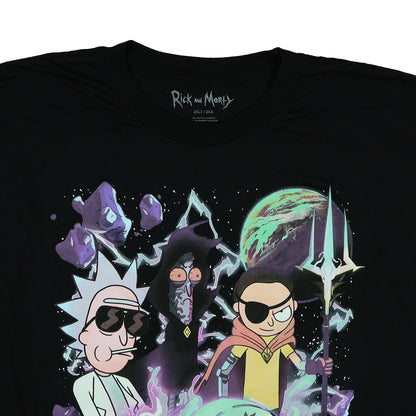 Rick and Morty T-Shirt Men's Space Cruiser Cosmic Adventure Tee