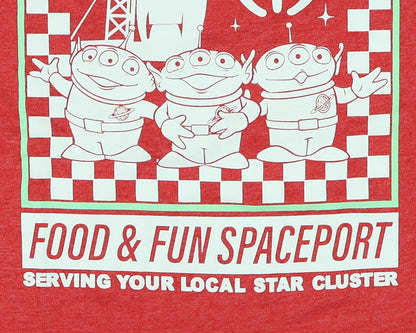 Disney Toy Story T-Shirt Men's Pizza Planet Food & Fun Spaceport Tee