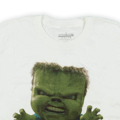 Minecraft Movie T-Shirt Men's Chicken Jockey Short Sleeve Tee