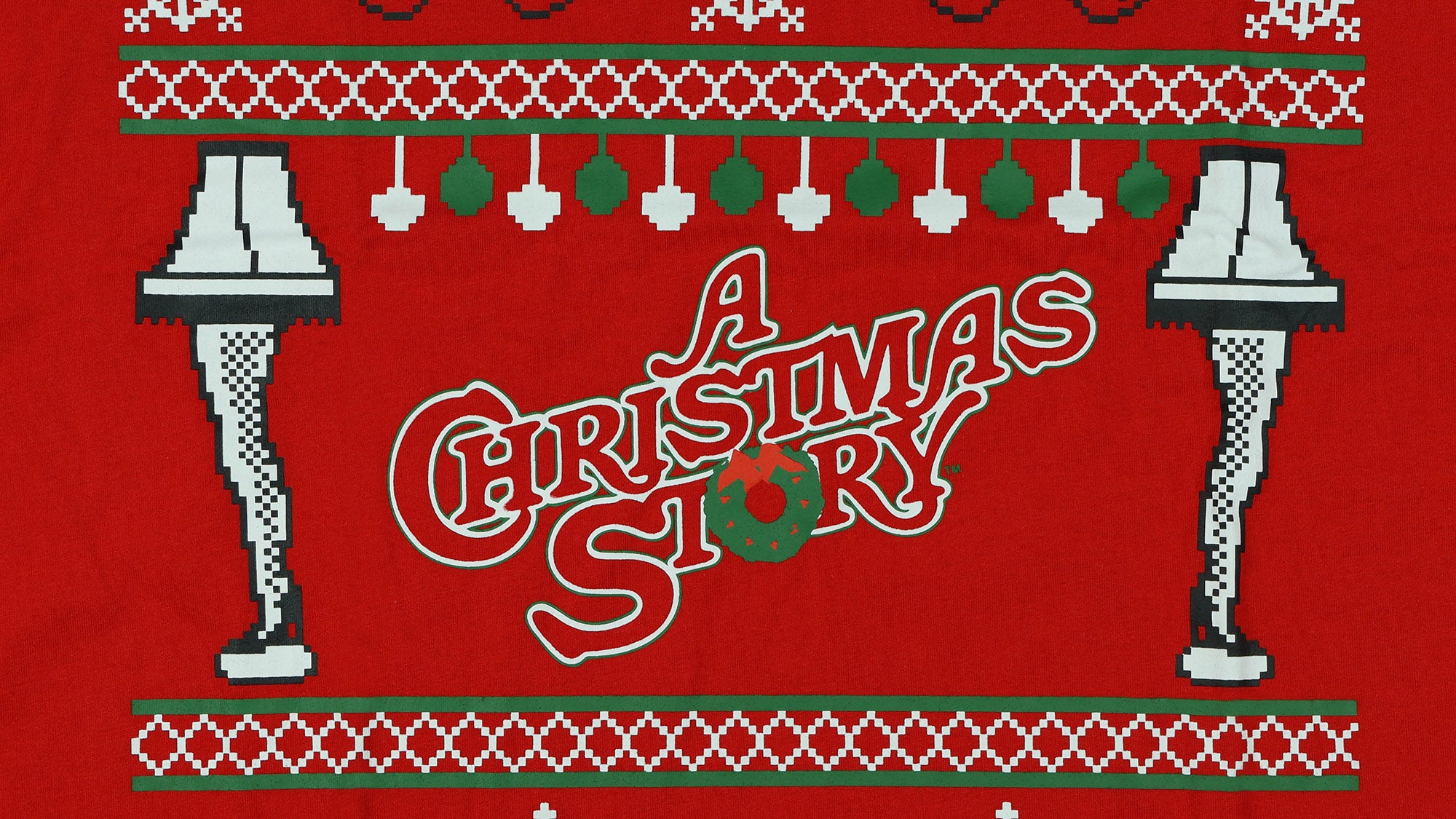 A Christmas Story T-Shirt Men's Icons Ugly Sweater Short Sleeve Top