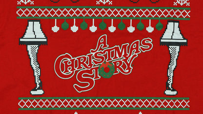 A Christmas Story T-Shirt Men's Icons Ugly Sweater Short Sleeve Top