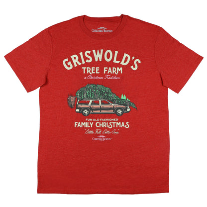 National Lampoon's Christmas Vacation Shirt Men's Griswolds Short Sleeve Tee