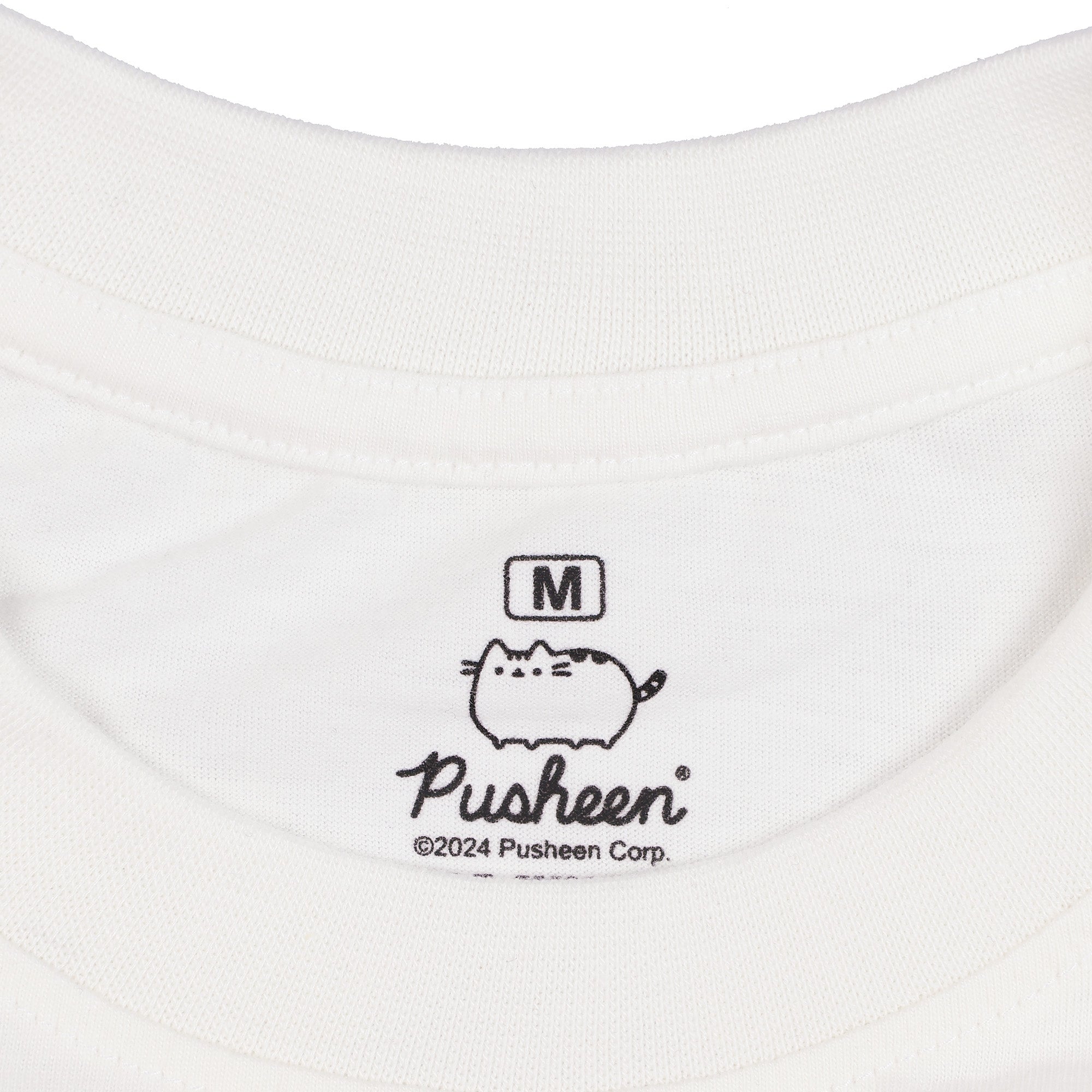 Catpusheeno Café Men's Graphic T-Shirt With Cute Cat & Dessert Print Tee