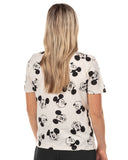 Disney Mickey and Friends Women's T-Shirt Boyfriend Fit Mickey Face Tee