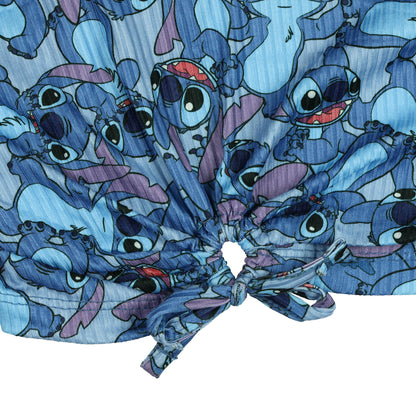 Disney Lilo And Stitch Shirt Women's Expressions AOP Short Sleeve Top