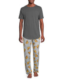 Garfield Men’s Sleep Bottoms I Hate Mondays Graphic Lounge Pajama Pants