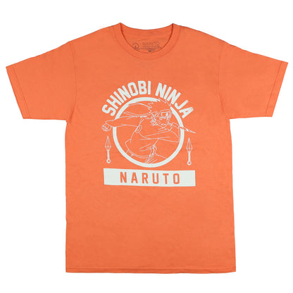 Naruto Shinobi Ninja Men's Anime T-Shirt with Kunai Graphic Tee