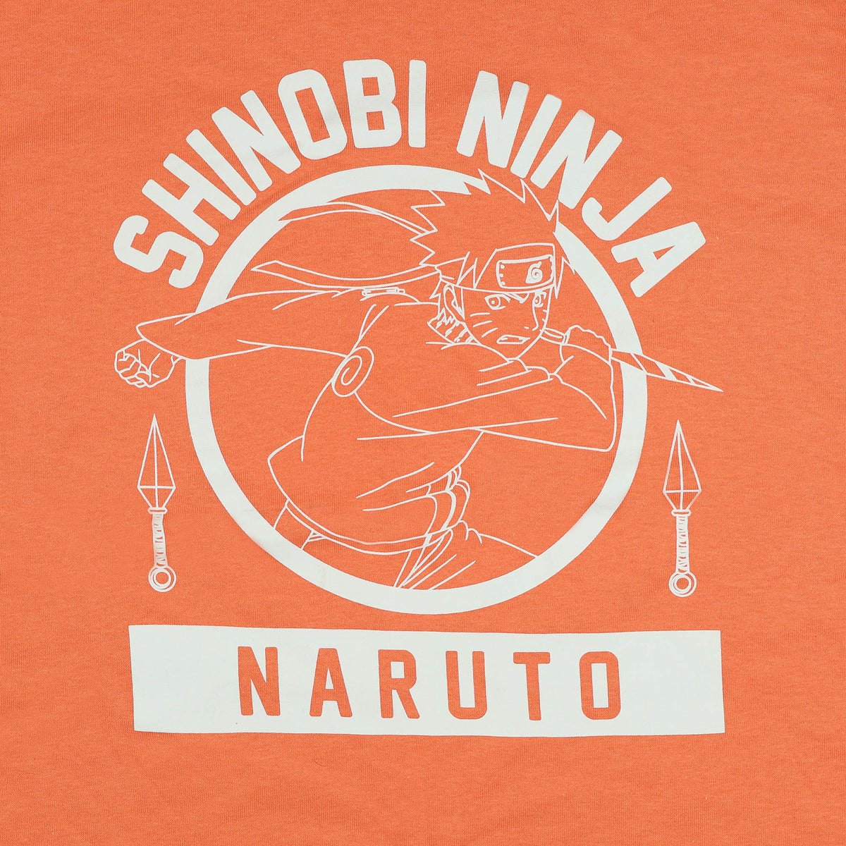 Naruto Shinobi Ninja Men's Anime T-Shirt with Kunai Graphic Tee