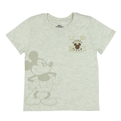 Disney Mickey Mouse Toddler Boy's 2-Piece T-Shirt Checkerboard Short Set