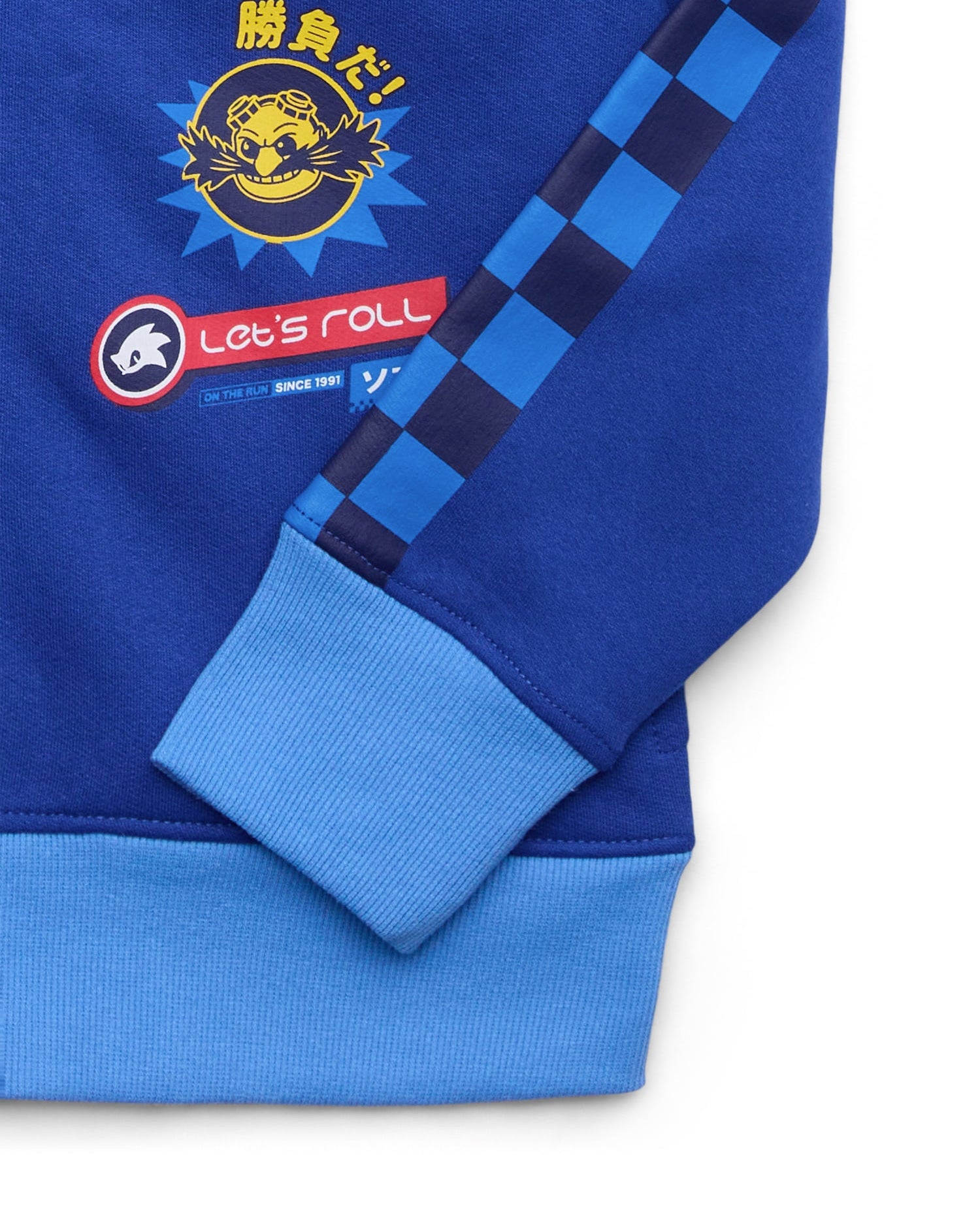 Sonic The Hedgehog Boy's 3D Ears and Quills Costume Zip Up Sweatshirt